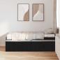 Preview: Stauraumbettgestell Schwarze Eiche 75x190 cm