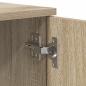 Preview: Stauraum Bettgestell Sonoma Eiche 75x190 cm