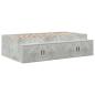 Preview: Stauraum Bettgestell Betongrau 75x190 cm