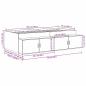 Preview: Stauraum Bettgestell Betongrau 75x190 cm