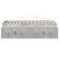 Preview: Stauraum Bettgestell Betongrau 75x190 cm