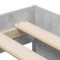 Preview: Stauraum Bettgestell Betongrau 75x190 cm