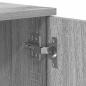 Preview: Stauraum Bettgestell Grau Sonoma 75x190 cm