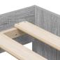 Preview: Stauraum Bettgestell Grau Sonoma 75x190 cm