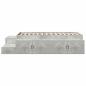 Preview: Bettgestell Beton Grau 90x200 cm