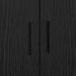 Preview: Stauraum Bettgestell Schwarz-Eiche 80x200 cm