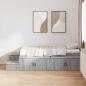 Preview: Stauraum Bett Grau Sonoma Holzwerkstoff 75 x 190 cm