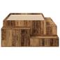 Preview: Stauraumbett Altholz Massivholz und Furniere 75 x 190 cm Stauraum