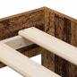 Preview: Stauraumbett Altholz Massivholz und Furniere 75 x 190 cm Stauraum