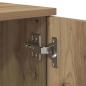 Preview: Stauraum Bett Massivholz Eiche Holzwerkstoff 75 x 190 cm