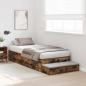 Preview: Stauraumbett Rauch-Eiche Holzwerkstoff 236,5 x 90 x 31,5 cm
