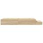 Preview: Stauraumbett Sonoma Eiche Holzwerkstoff 236,5 x 100 x 31,5 cm