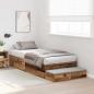 Preview: Stauraum Bettgestell Altes Holz Holzwerkstoff 236,5 x 100 x 31,5 cm