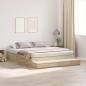 Preview: Stauraum Bettgestell Sonoma Eiche 200x200 cm