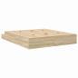 Preview: Stauraum Bettgestell Sonoma Eiche 200x200 cm