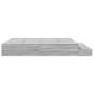 Preview: Stauraumbettgestell Grau Sonoma 200x200 cm
