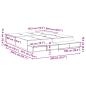 Preview: Stauraum Bettgestell Altes Holz 200x200 cm