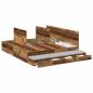 Preview: Stauraum Bettgestell Altes Holz 200x200 cm
