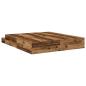 Preview: Stauraum Bettgestell Altes Holz 200x200 cm