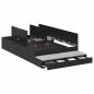 Preview: Stauraum Bettgestell Schwarz Eiche 120x200 cm