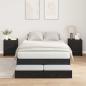 Preview: Stauraum Bettgestell Schwarz Eiche 120x200 cm