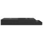 Preview: Stauraum Bettgestell Schwarz Eiche 120x200 cm