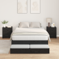 Preview: Stauraum Bettgestell Schwarz Eiche 120x200 cm