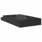 Preview: Stauraum Bettgestell Schwarz Eiche 120x200 cm