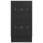 Preview: Stauraum Bettgestell Schwarz Eiche 120x200 cm