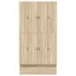 Preview: Stauraumbettgestell Sonoma Eiche 120x200 cm