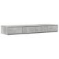 Preview: Stauraum Bettgestell Beton Grau 120x200 cm