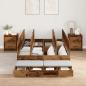 Preview: Stauraumbettgestell Old Wood 120x200 cm
