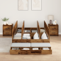 Preview: Stauraumbettgestell Old Wood 120x200 cm
