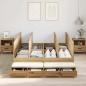 Preview: Stauraumbett Artisan Eiche Holzwerkstoff 236,5 x 150 x 31,5 cm
