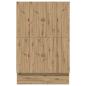 Preview: Stauraumbett Artisan Eiche Holzwerkstoff 236,5 x 150 x 31,5 cm