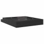 Preview: Stauraum Bettgestell Schwarz Holzwerkstoff 180 x 200 x 31,5 cm
