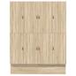 Preview: Stauraum Bettgestell Braun Holzwerkstoff 180 x 200 x 31,5 cm