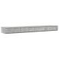 Preview: Stauraum Bettgestell Beton Grau 180x200 cm