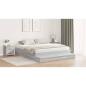 Preview: Stauraumbettgestell Grau Sonoma Holzwerkstoff 180 x 200 cm