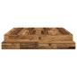 Preview: Stauraum-Bettgestell Braun Holzwerkstoff 180 x 200 x 31.5 cm