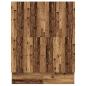 Preview: Stauraum-Bettgestell Braun Holzwerkstoff 180 x 200 x 31.5 cm