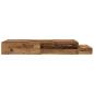 Preview: Stauraumbettgestell Altholz Massivholz Altholz 190 x 90 cm