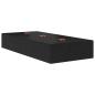Preview: Stauraum Bettgestell Schwarze Eiche Holzwerkstoff 75 x 190 cm