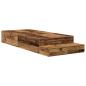 Preview: Stauraumbett Altes Holz Massivholz 75 x 190 cm Stauraumbett