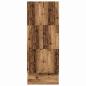 Preview: Stauraumbett Altes Holz Massivholz 75 x 190 cm Stauraumbett