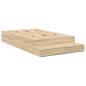 Preview: Stauraum-Bettgestell Sonoma Eiche Holzwerkstoff 120 x 190 cm