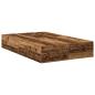 Preview: Stauraumbettgestell Altes Holz Massivholz 120 x 190 cm