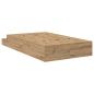 Preview: Stauraumbett Massivholz Eiche Widerstandsfähiges Holz 120 x 190 cm