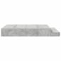 Preview: Stauraumbett Betongrau Holzwerkstoff 140 x 190 cm