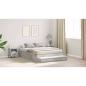 Preview: Stauraumbett Betongrau Holzwerkstoff 140 x 190 cm